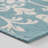 Blue Rectangle Polypropylene Area Rug-1934582422