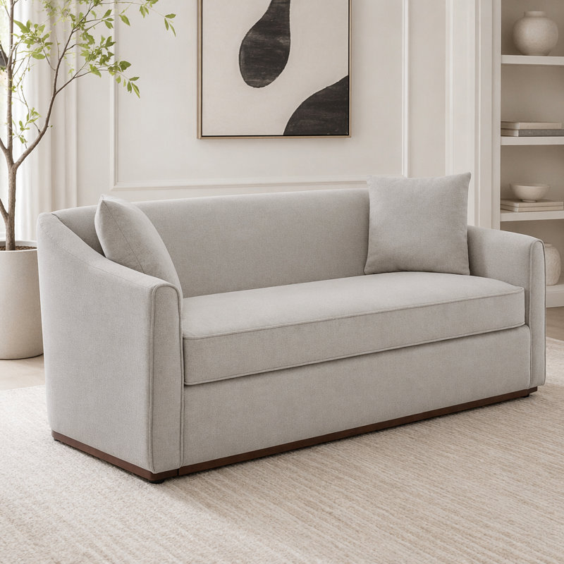 Modern 3-Seater Sofa 75.78" Sofa Couch Upholstered Sofa
