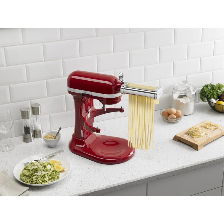 Pasta Attachment for Kitchen Stand Mixer,Pasta Maker Machine, Pasta Roller,  Angel Hair and Fettuccine Cutter