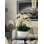 White Orchids In Glossy Fiberglass Bowl