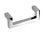 Rhombus 3" Center to Center Polished Nickel Drop Drawer Pull