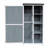 54" Two-Tone Storage Shed With Sloped Roof & 5 Customizable Compartments