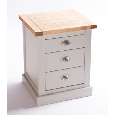 Brian 45cm W Plywood / Laminate Board Bedside Table