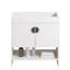 Ensemble de meuble-lavabo simple 29,9 po avec plateau en céramique Guiliano