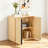  31.5" Modern Sideboard Buffet Cabinet With Metal Accents & Soft-Close Doors-490049622
