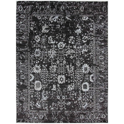 Rectangle 192 cm x 253 cm Oriental Hand Woven Area Rug