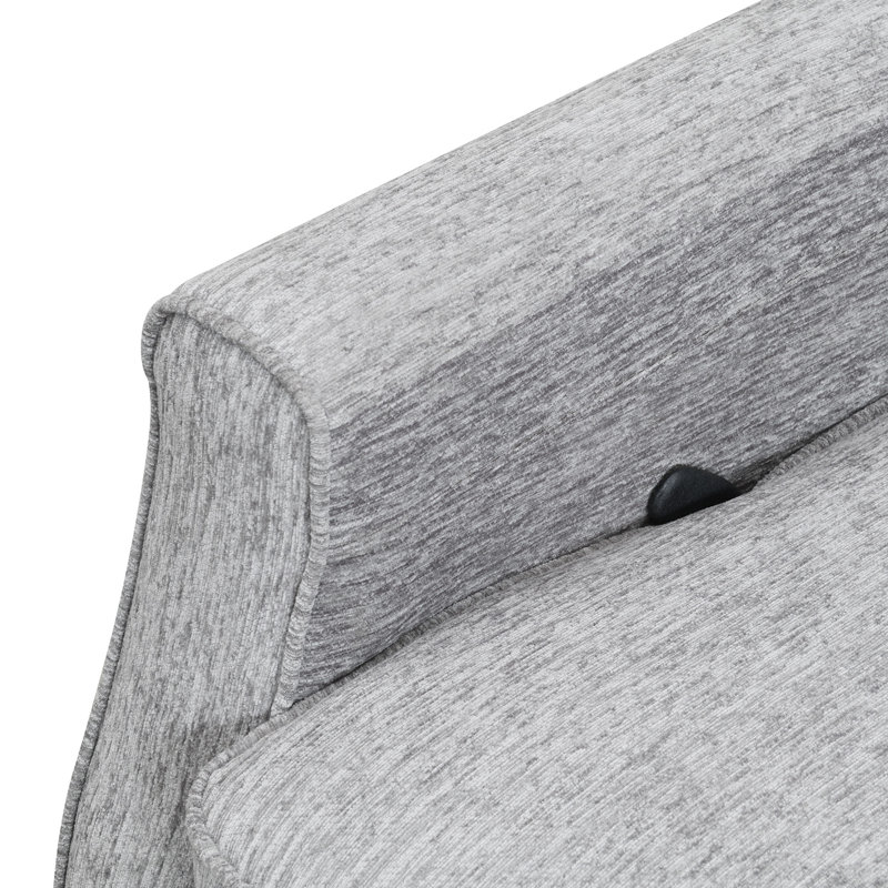 Ensemble de fauteuil inclinable pivotant rembourré