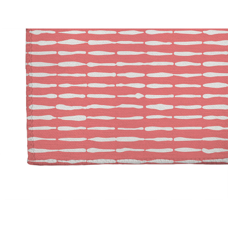 Tapis de cuisine Chuck, Vieux rose, Rectangle 5 pi x 7 pi