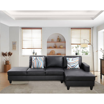 Stevo Faux Leather Living Room Set