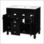 Meuble-lavabo moderne de 36 po avec lavabo supérieur, 2 portes à fermeture douce et 2 tiroirs pour un rangement et une élégance accrus-720775264