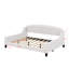 Lit de jour double capitonné de luxe moderne-387855325