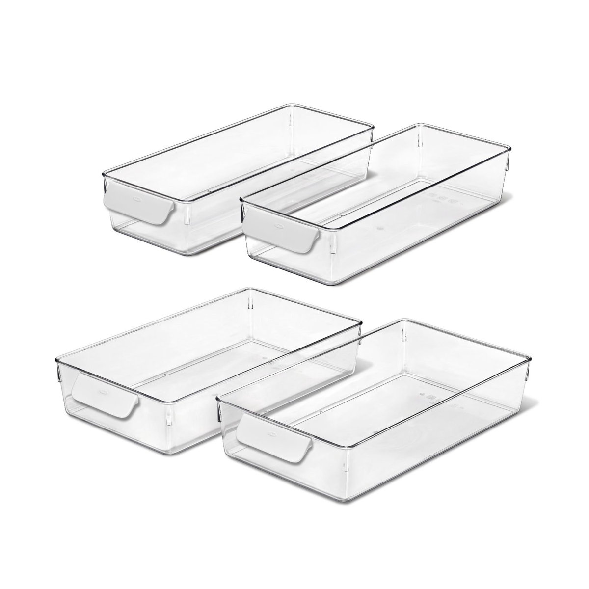 OXO Good Grips 4-Piece Refrigerator Storage Bin Starter Set