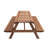 Solid Wood Picnic Table-816056086