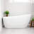 55" x 28.35" Freestanding Soaking Acrylic Bathtub