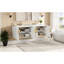 Meuble-lavabo mural de 30 po avec lavabo en céramique à 3 trous de style moderne et bois, meuble-lavabo intérieur spacieux et spacieux, conception simple et armoire de rangement pratique-187468712-187468719