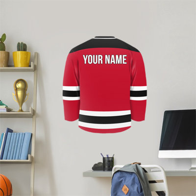 Boston Hockey Jersey Wall Decal