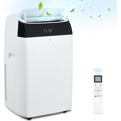 14000 BTU Air Conditioner with Remote Cool & Dual Motors, Dehumidifier & Fan Modes To 750 Sq.F