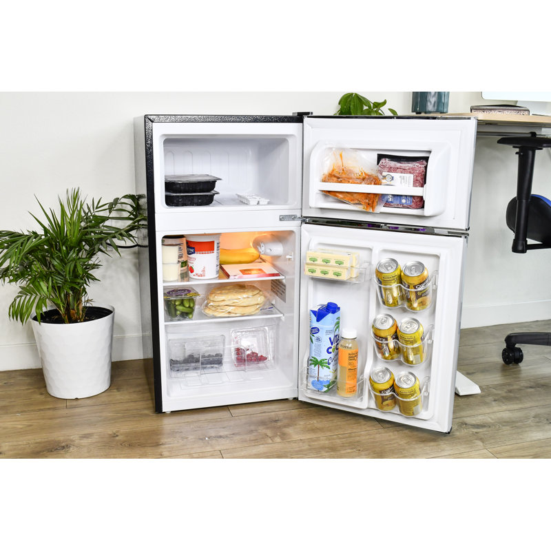 Platinum Compact Stainless Steel Top-Freezer Refrigerator