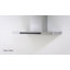Zephyr Vista 36 in. Shell Only Wall Mount Range Hood with LED Lights in Stainless Steel