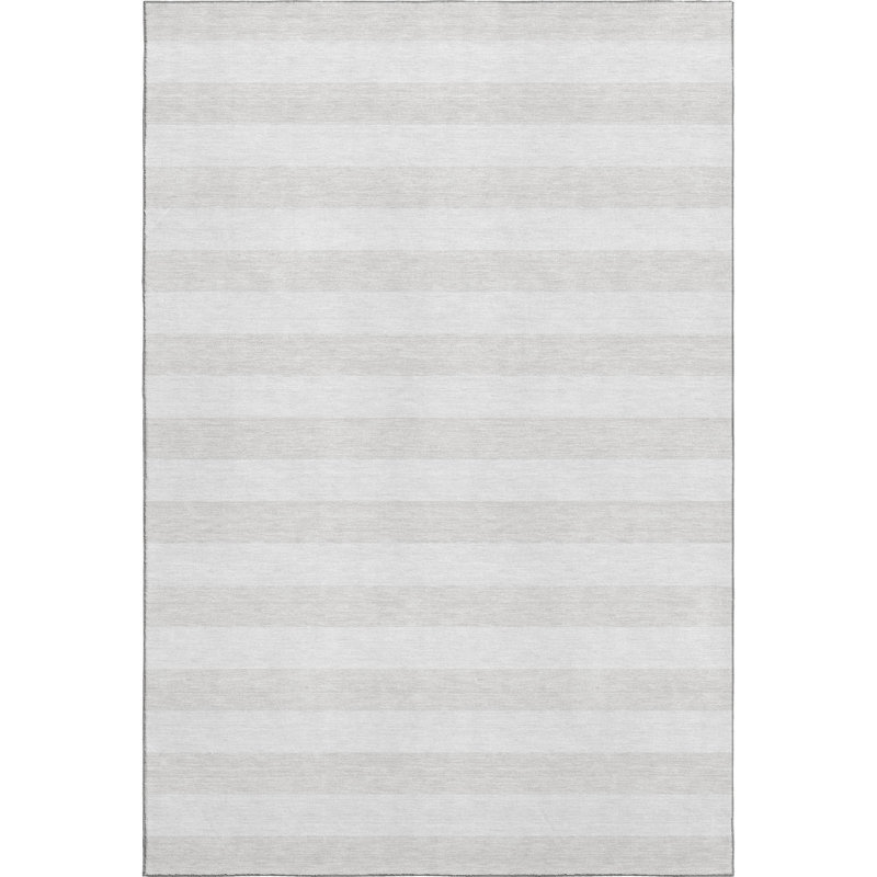 Premium Machine Washable Cerrito AMF528 Ivory Rug, Rectangle 3' x 5'