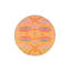 Tapis décoratif lavable à motif de feuilles d'orange-223602592