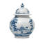 Country Estate 10" Ginger Jar - Delft Blue