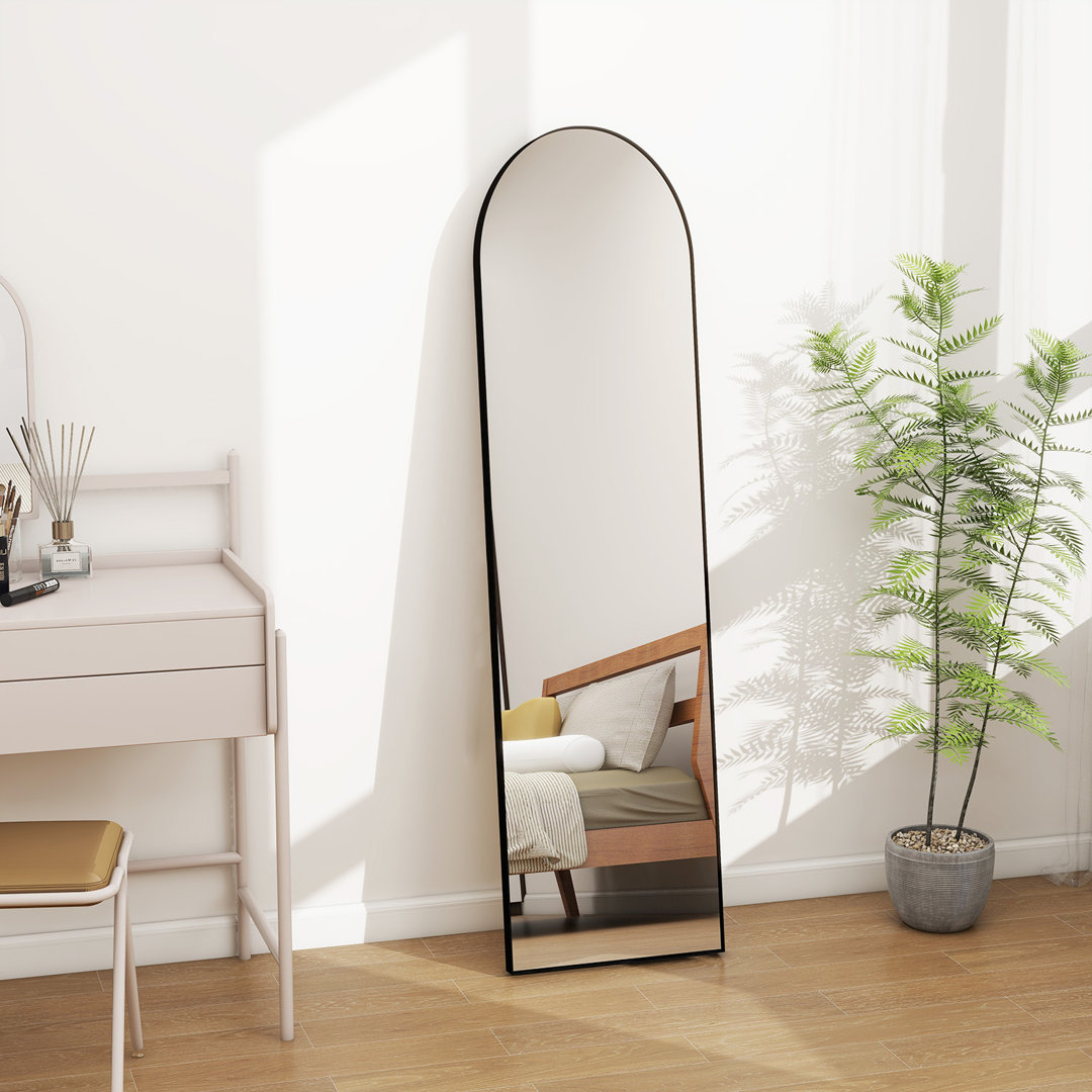 Full Length Mirror Full Body Floor Mirror Standing Hanging or Leaning Wall Mirror Bedroom Cloakroom Ebern Designs 