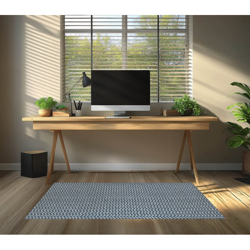 Tapis de bureau léger Dream Splat, L 3 pi x L 2 pi, Bleu