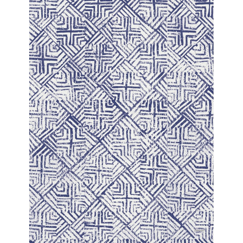 Maki Tile Panel II Crop II - reproduction d'art sur toile tendue, H 16 po x l 12 po