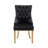 Dillmon Tufted Velvet Dining Chair with Gold Chrome Legs-1991370842