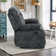 62'' Microsuede Manual Reclining Loveseat Sofa, 2-Seater Recliner Couch with Skin Friendly Upholstery