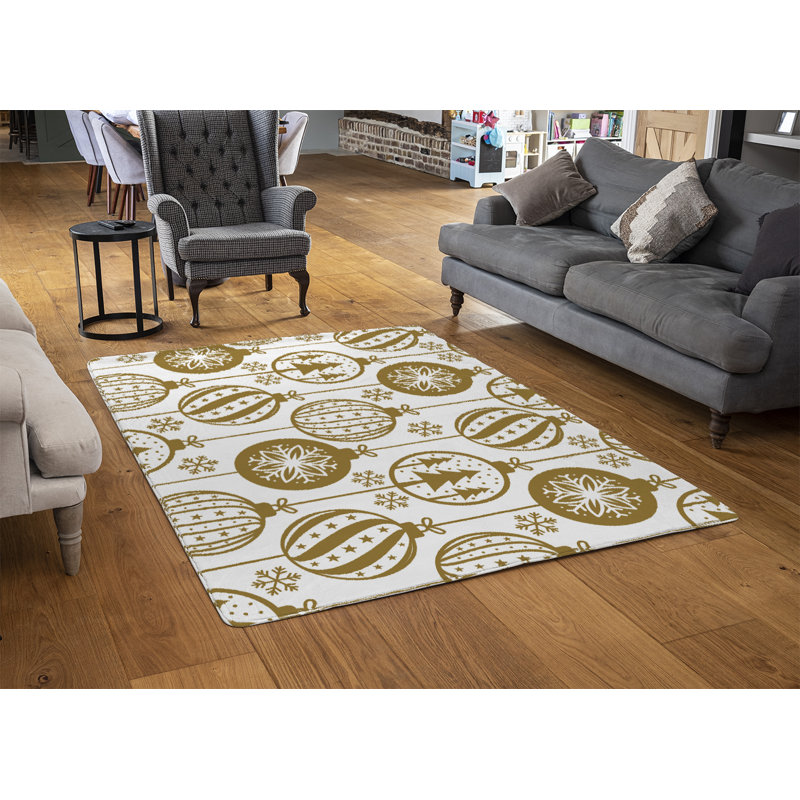Beatty Geometric 60cm X 110cm Area Rug