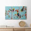 Bitty Birds II - ensemble de 3 peintures sur toile tendue-1397879803