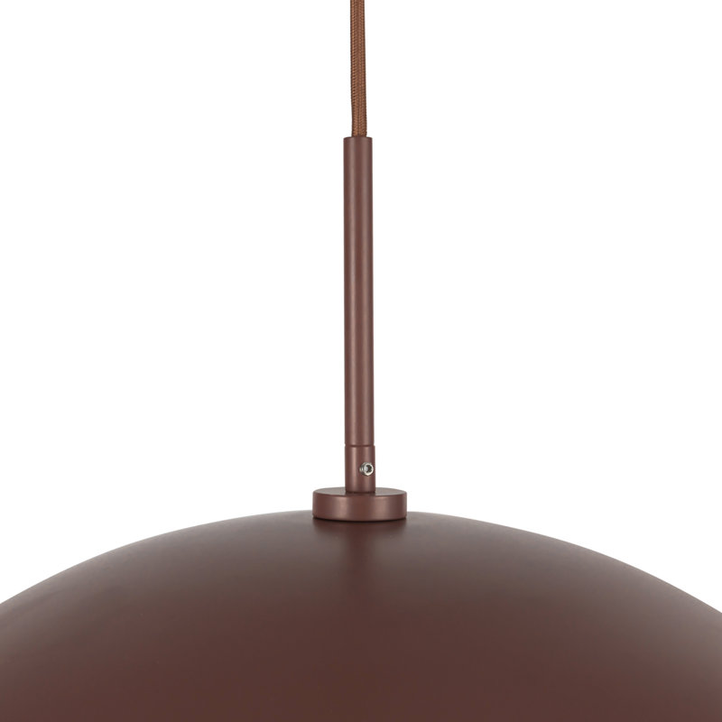 Kirby 22-In Pendant, Burgundy