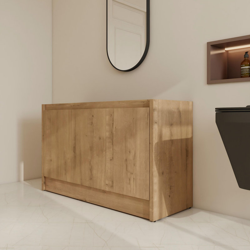 Base de meuble-lavabo simple 48 po avec tablette réglable