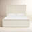 Oakes Solid Wood Panel Bed-106889734