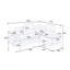 Canapé modulaire en similicuir blanc