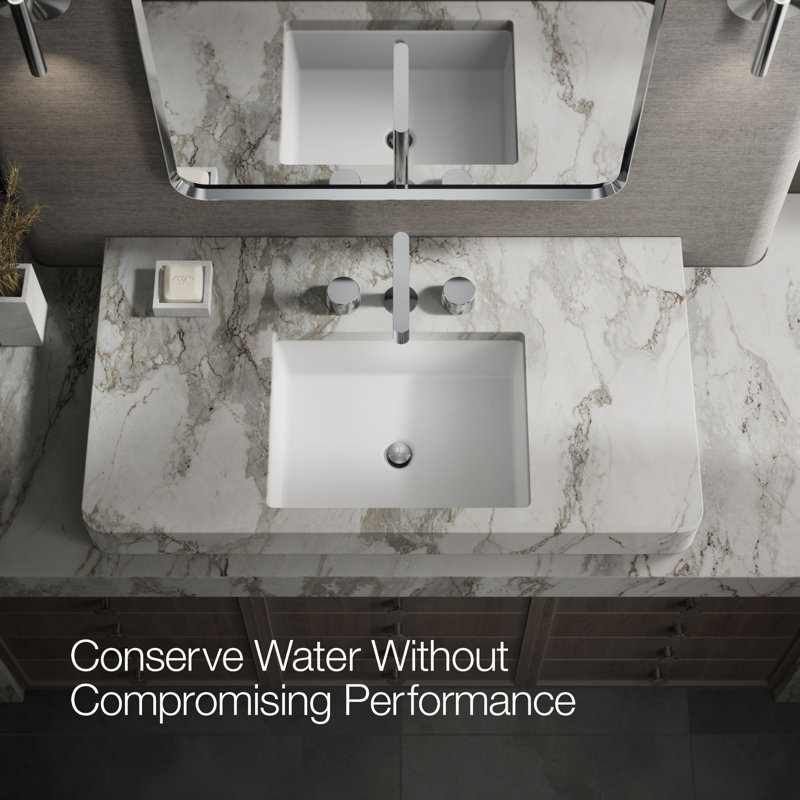 Components™ Bathroom Sink Handles with Oyl Design, Polished Chrome