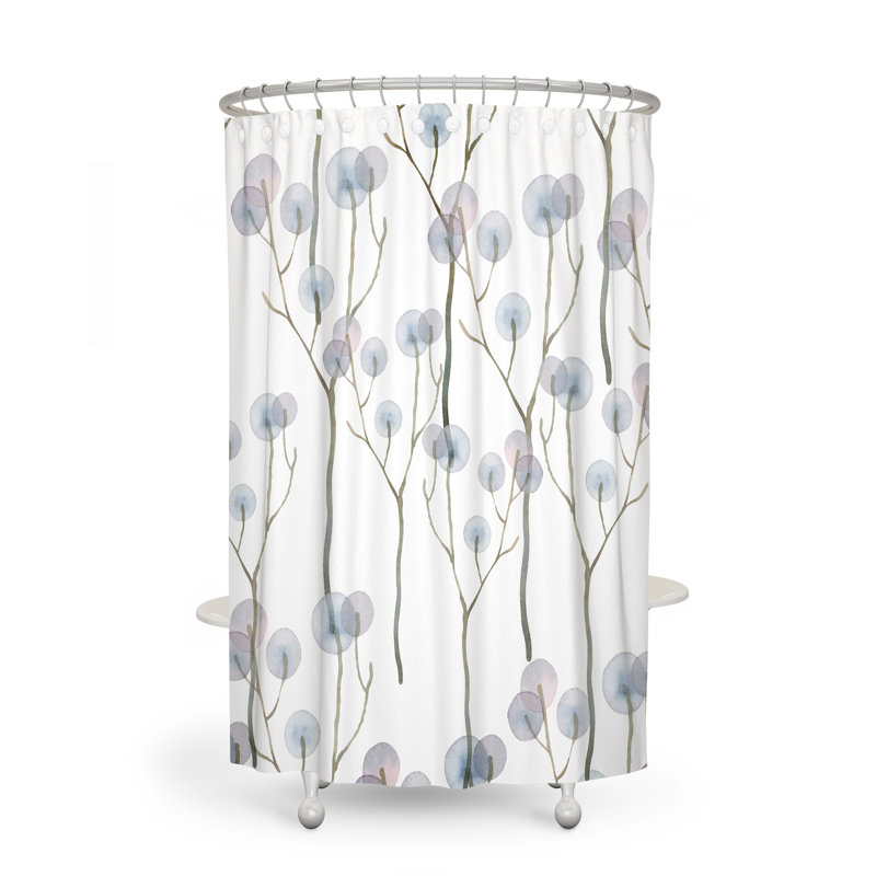 Rideau de douche Floral, H 72,00 po x l 70,00 po