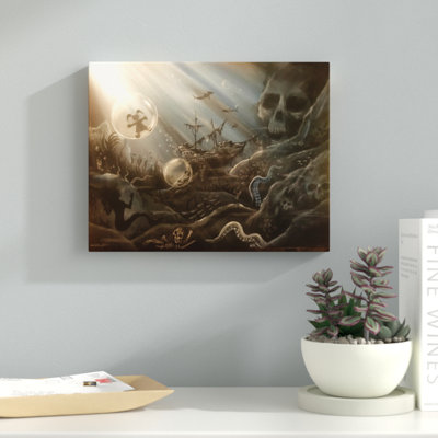 «Underwater Nightmares», reproduction de peinture acrylique