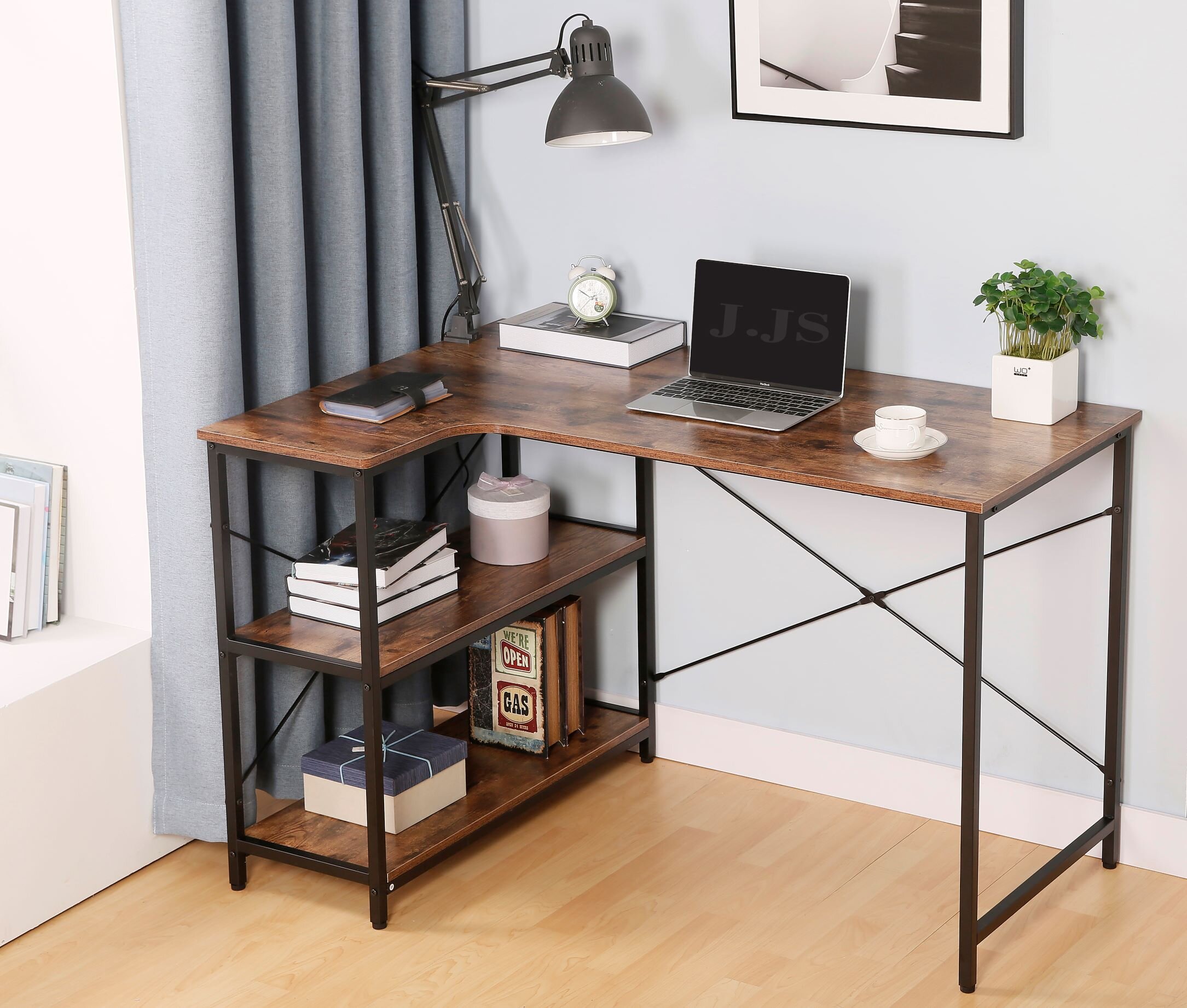 17 Stories Kershner L-Shape Desk & Reviews | Wayfair