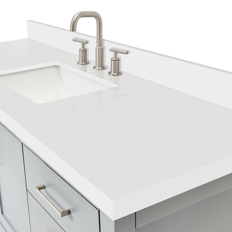 Magnolia Bath Vanity Rectangular Basin S061SWQ, Gray, Rectangular