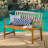 Royce Outdoor Modern Farmhouse Acacia Wood Bench-1583166850