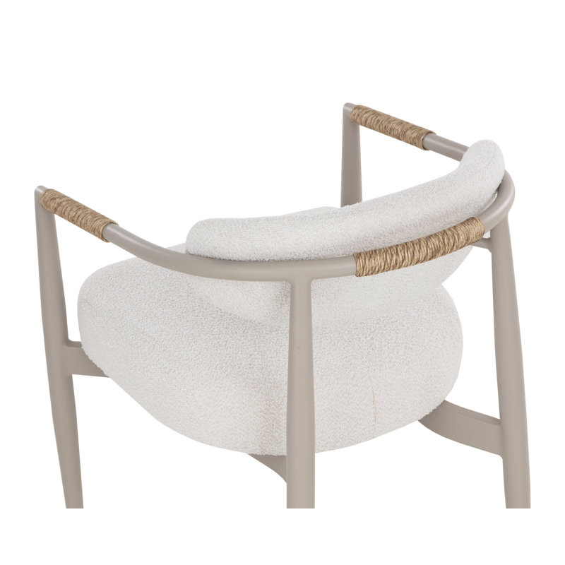FAUTEUIL DE SALLE À MANGER MARita - GREIGE - crème Louis, Grège