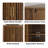 Mid-Century Modern Walnut Sideboard Buffet Cabinet with Louvered Doors, Adjustable Shelves Storage Console for Dining Room & Entryway