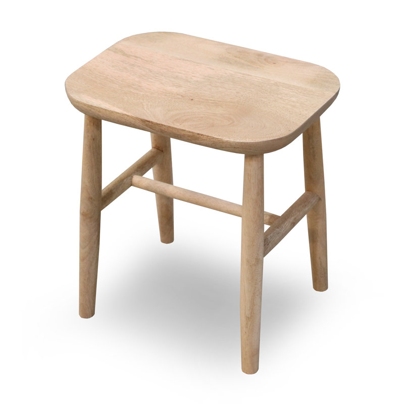Needham Solid Wood Accent Stool