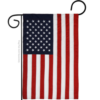 Norig Double Sided 18'' H x 13.5'' W Polyester Garden Flag