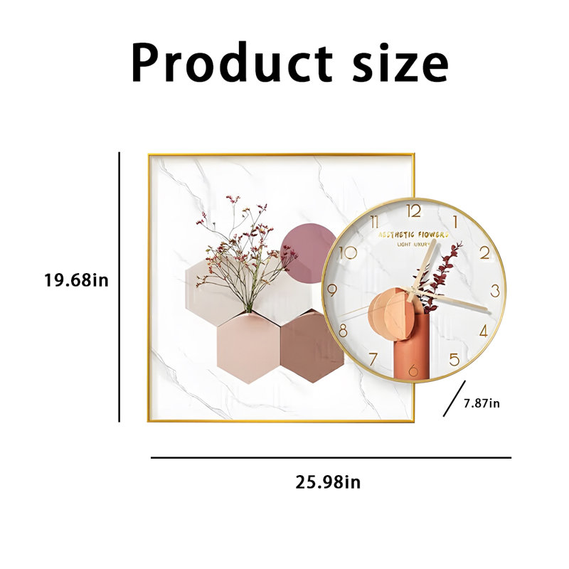 Aluminium Alloy Wall Clock