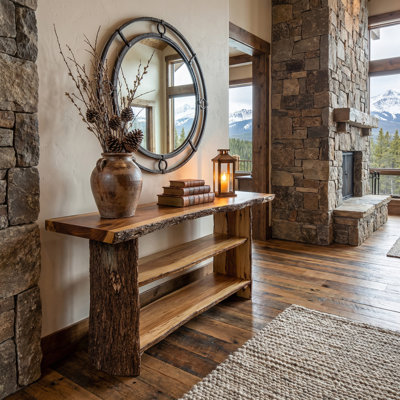 Cibis 70.75'' Solid Wood Console Table