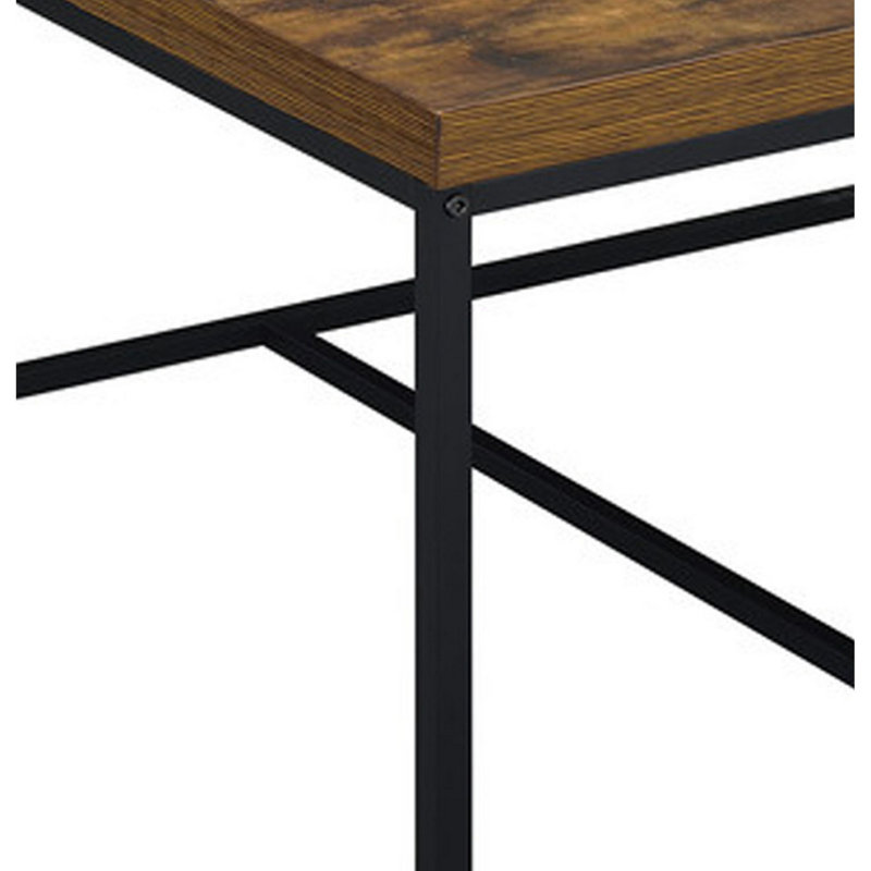 Table basse avec rangement Vinny, Brun